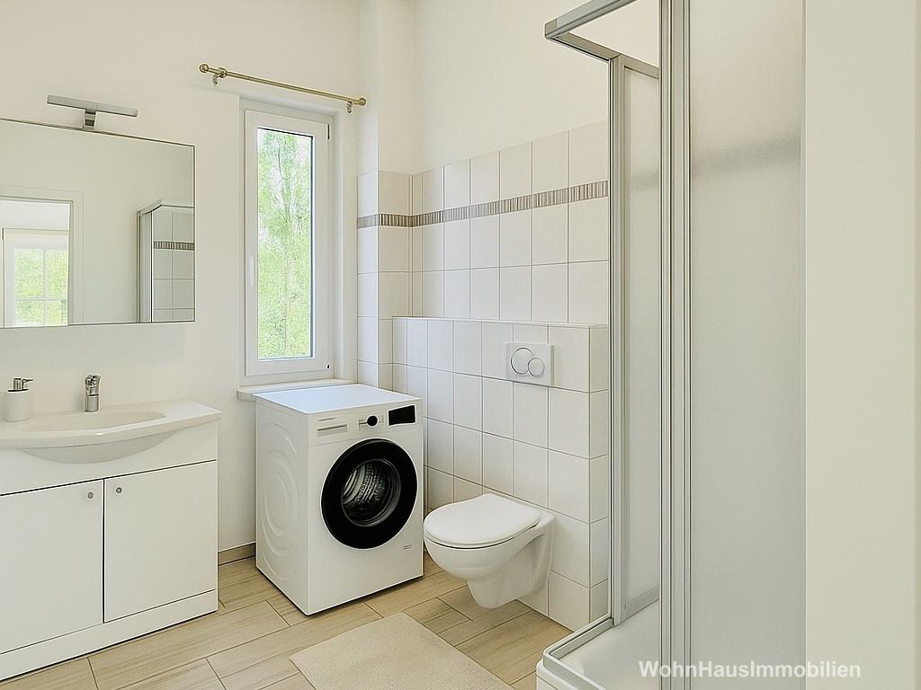 Bad mit Dusche und Wanne