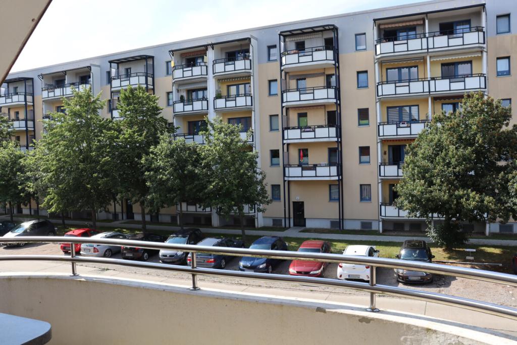 Blick vom Balkon