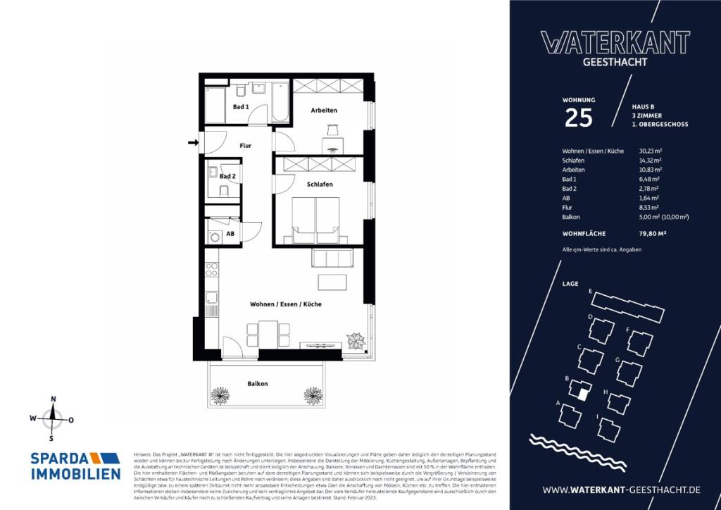 Grundriss Wohnung 25
