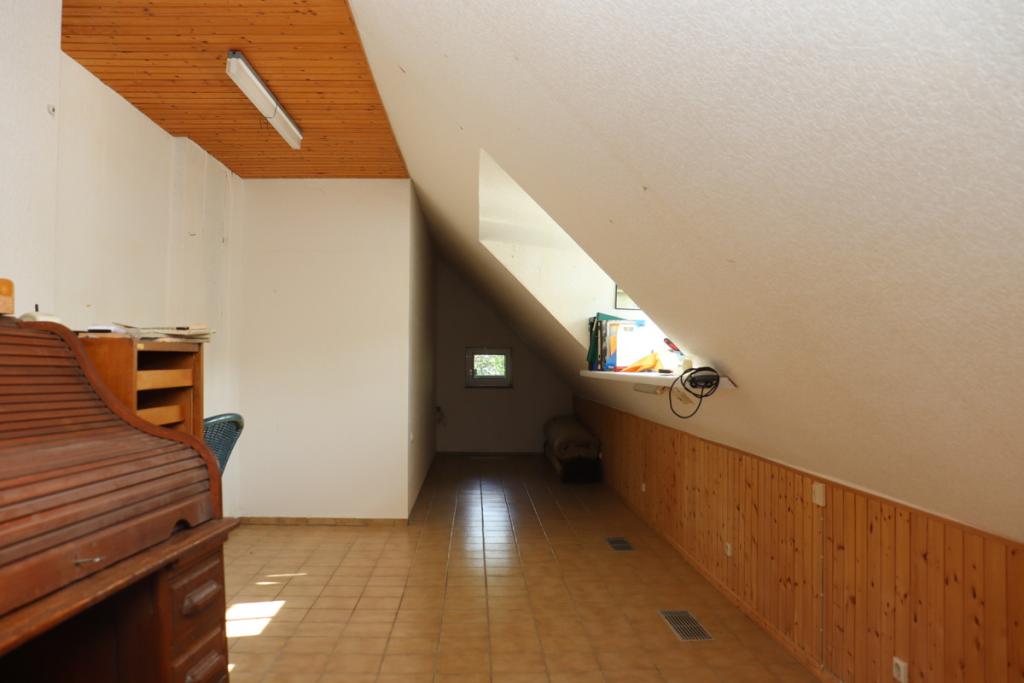 Trockenboden/Hobbyraum im Obergeschoss
