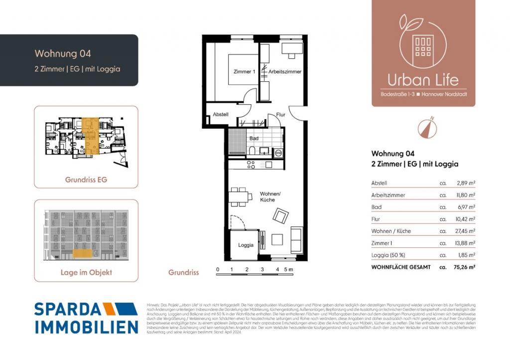 Grundriss Wohnung 04