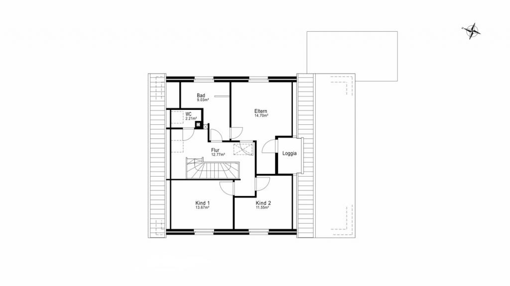 Grundriss Dachgeschoss