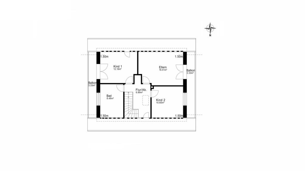 Grundriss Dachgeschoss