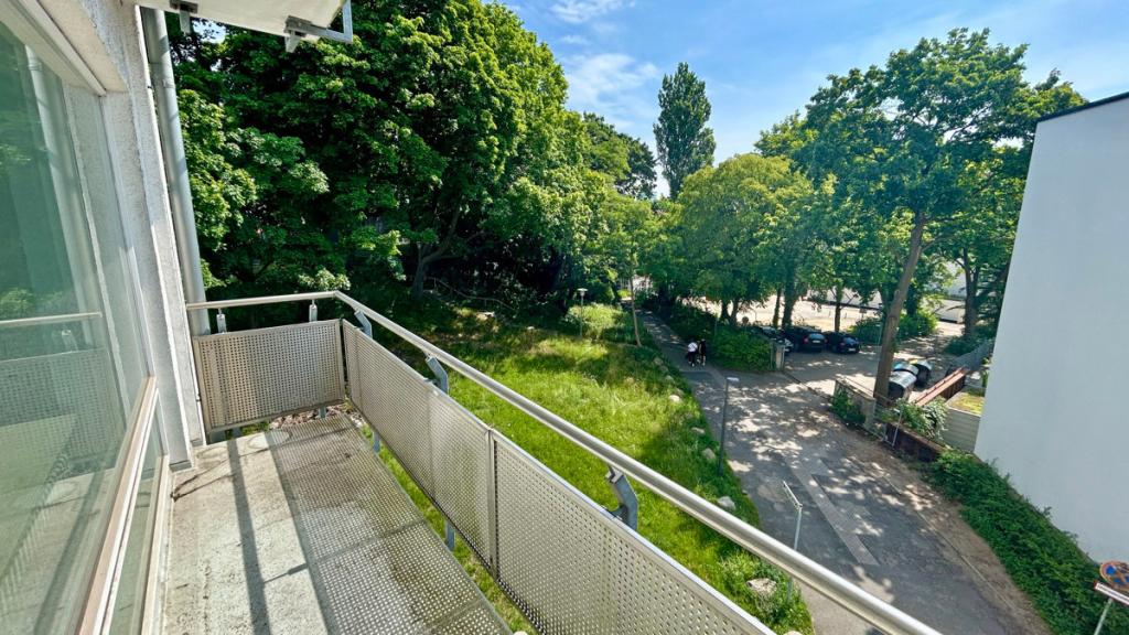 Ausblick vom Balkon