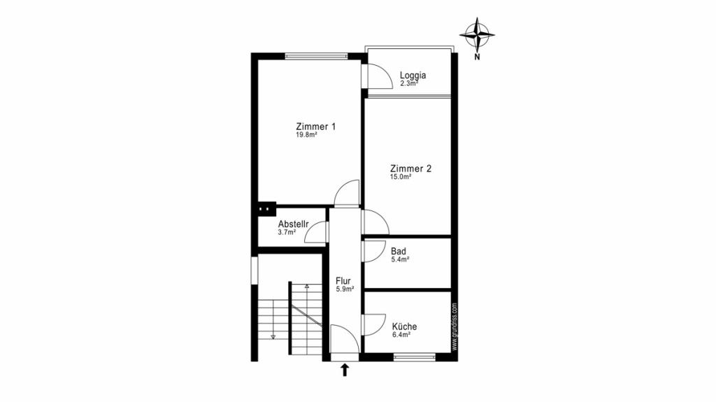 Grundriss - Troplowitzstr. 9 a