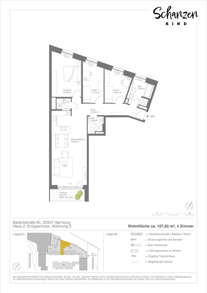 Grundriss Wohnung 3