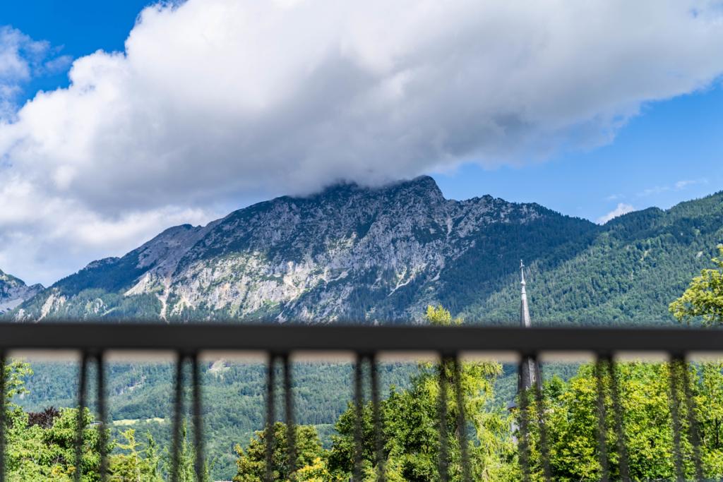 Unverbaute Sicht auf die Berge