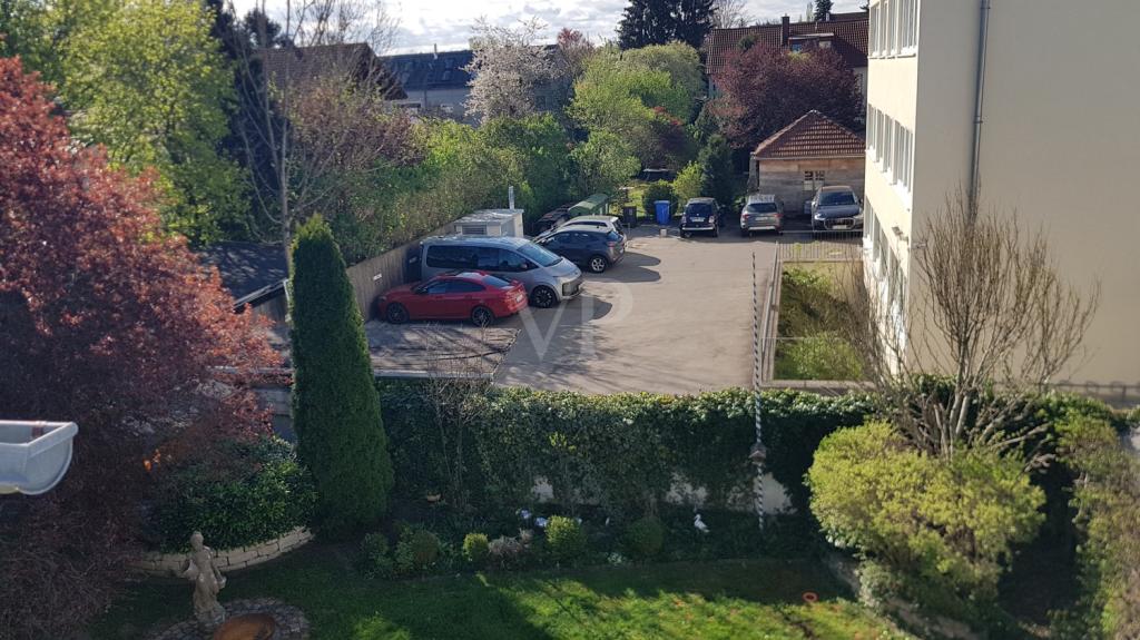 Blick vom Balkon