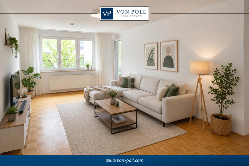 Wohnen mit viel Licht und Raum – gepflegte 3-Zimmer-Wohnung zur Miete in Hohenbrunn-Riemerling - Photo 2