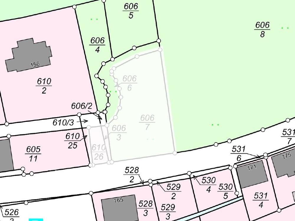 5264 - Bauplatz - weiß gekennzeichnet