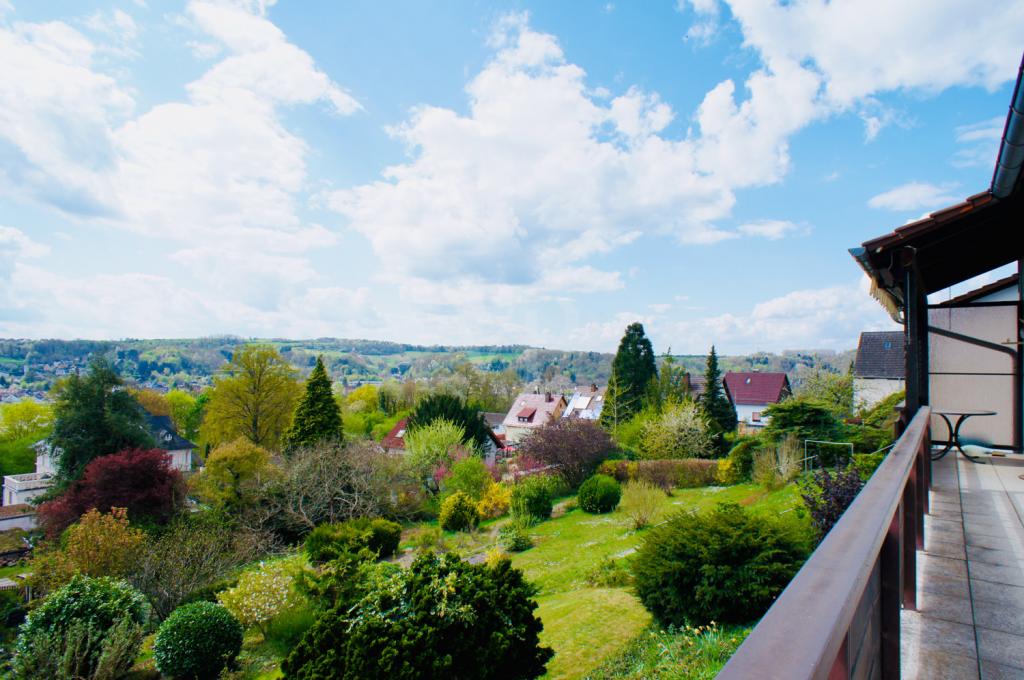 Blick vom Balkon