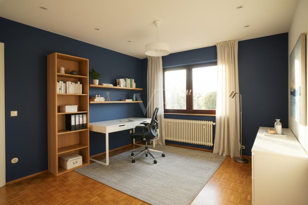 Arbeitszimmer Visualisierung
