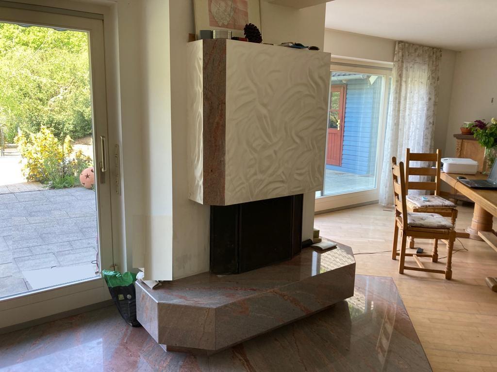 Kamin im Wohnraum Erdgeschoss