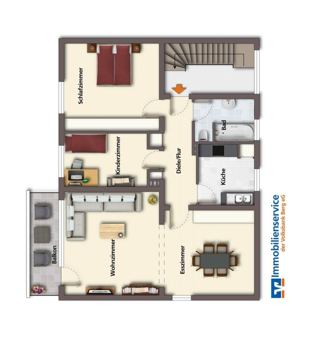 Grundriss Obergeschoss