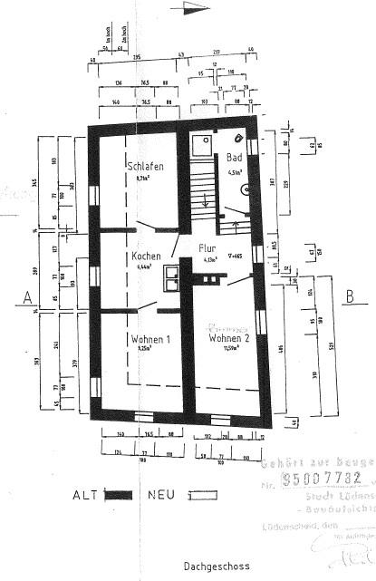 Grundriss Dachgeschoss