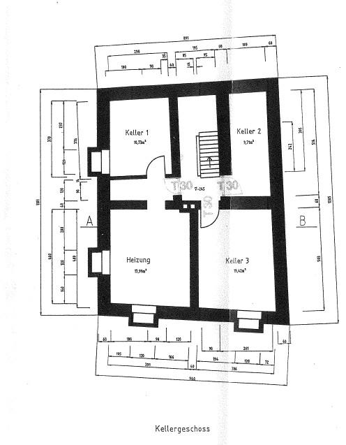 Grundriss Kellergeschoss