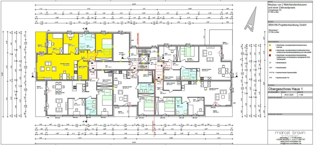 Lage der Wohnung im Obergeschoss