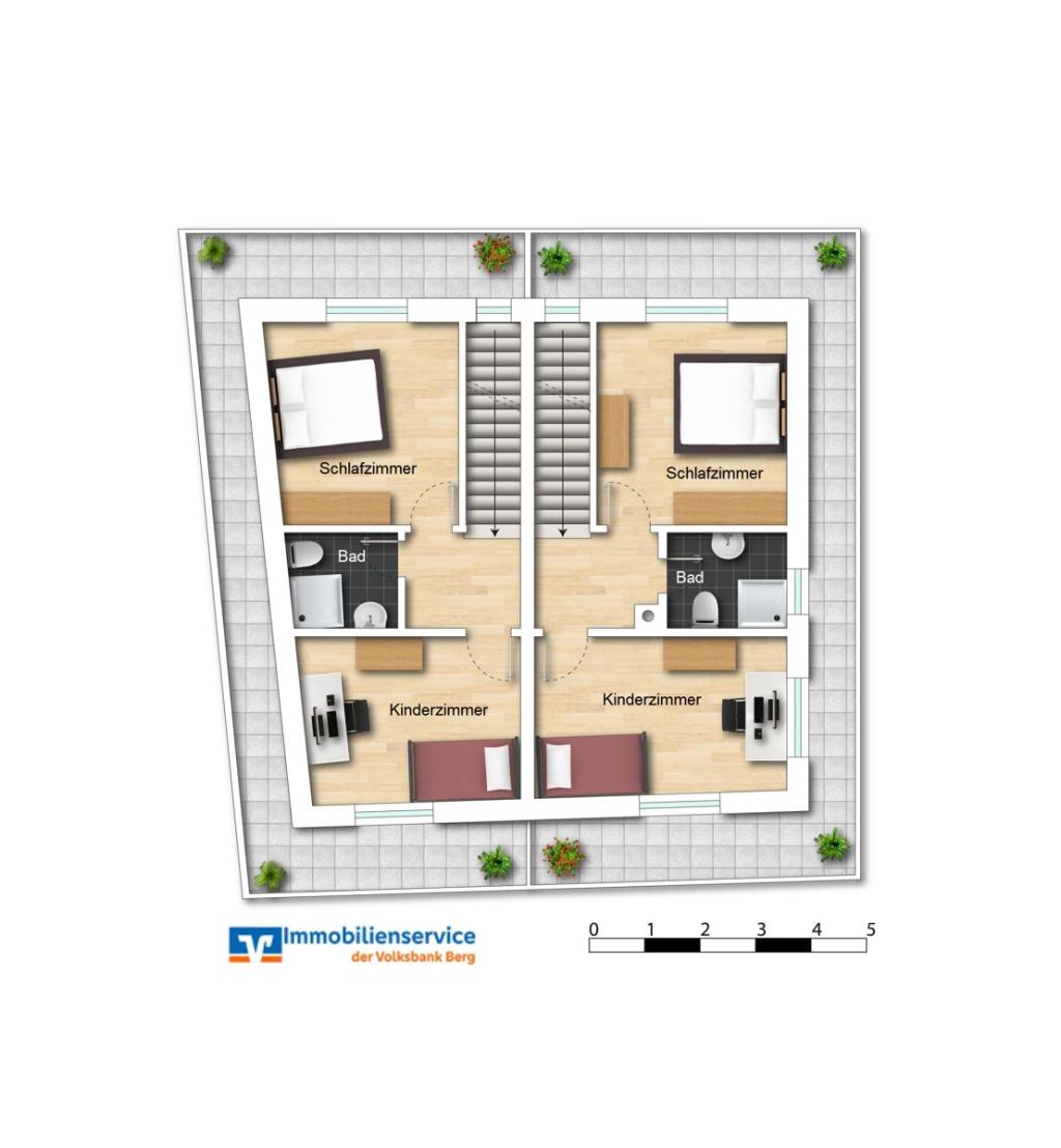 Grundriss Staffelgeschoss