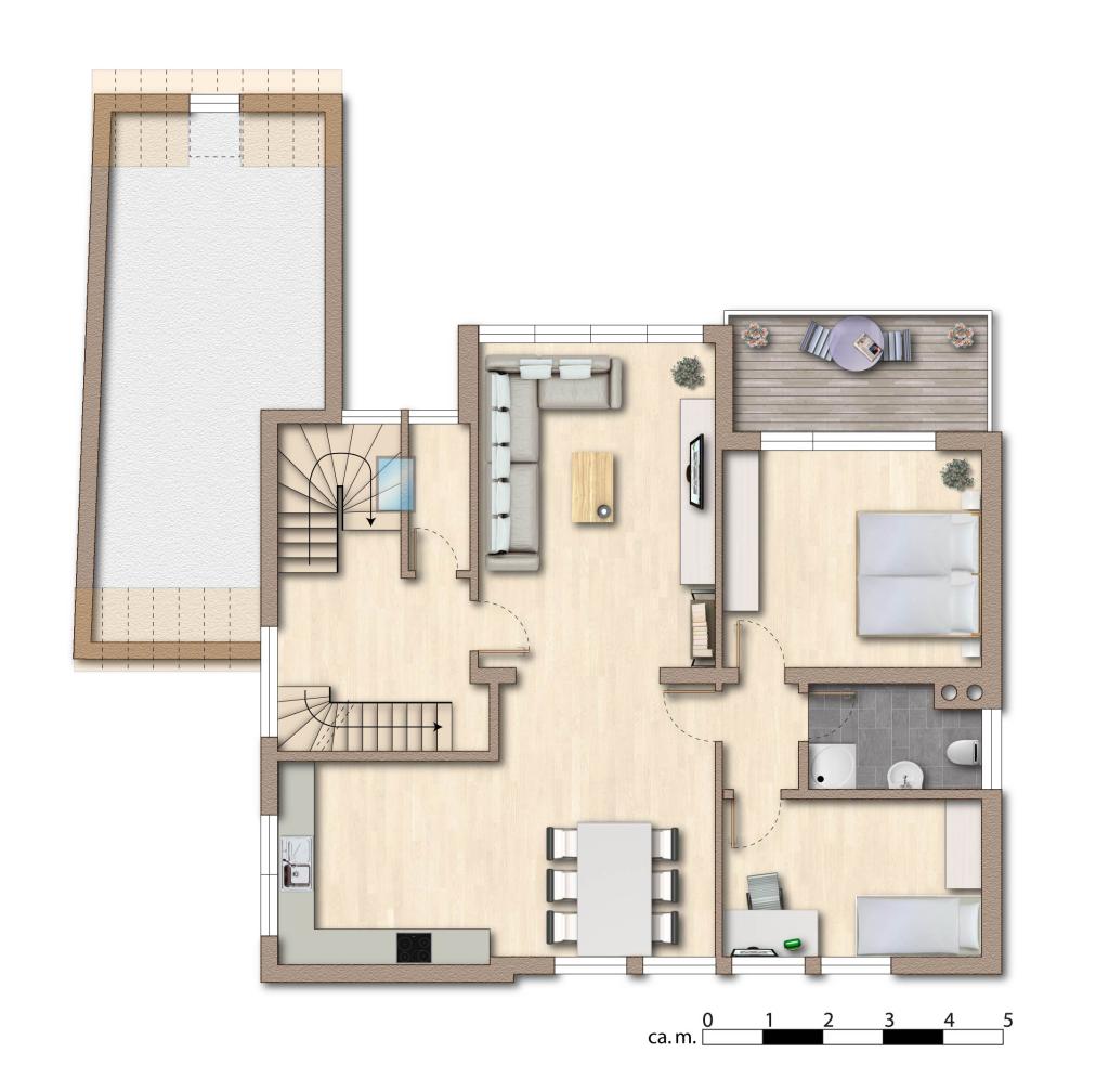 Grundriss Obergeschoss