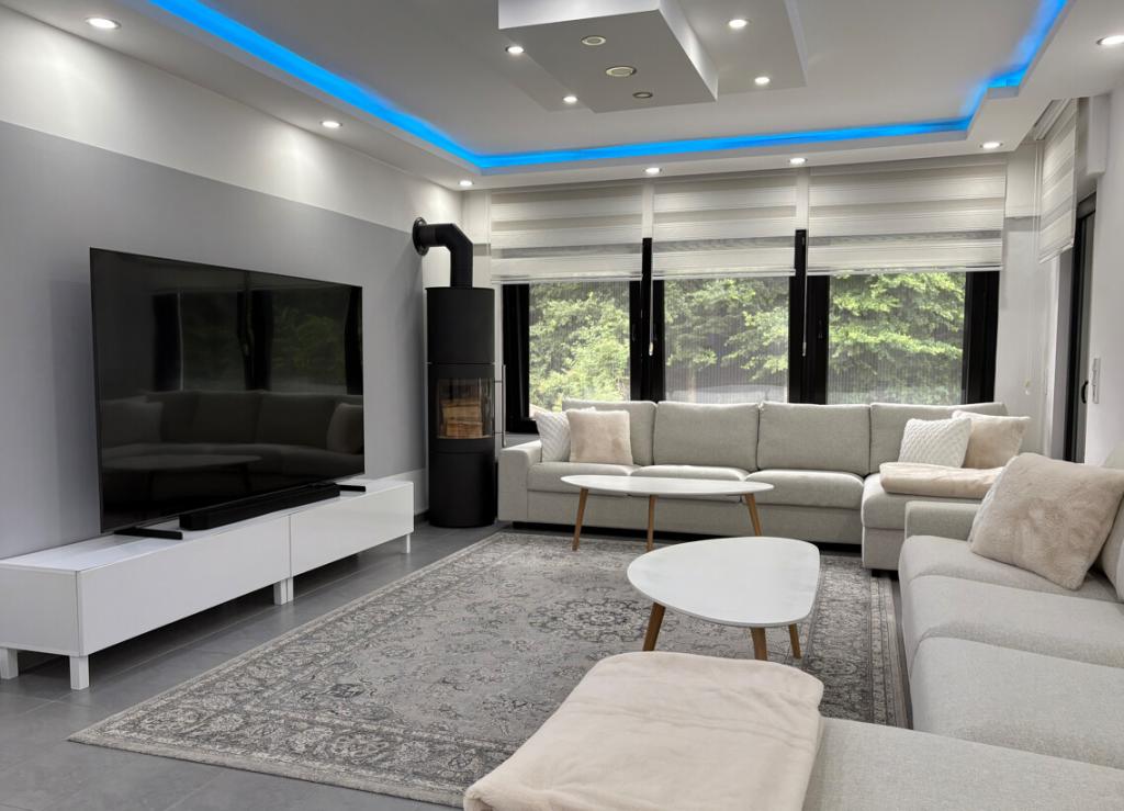 großzügiges helles Wohnzimmer
