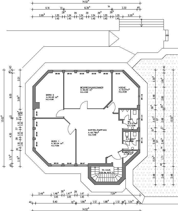 Grundriss 1. Obergeschoss