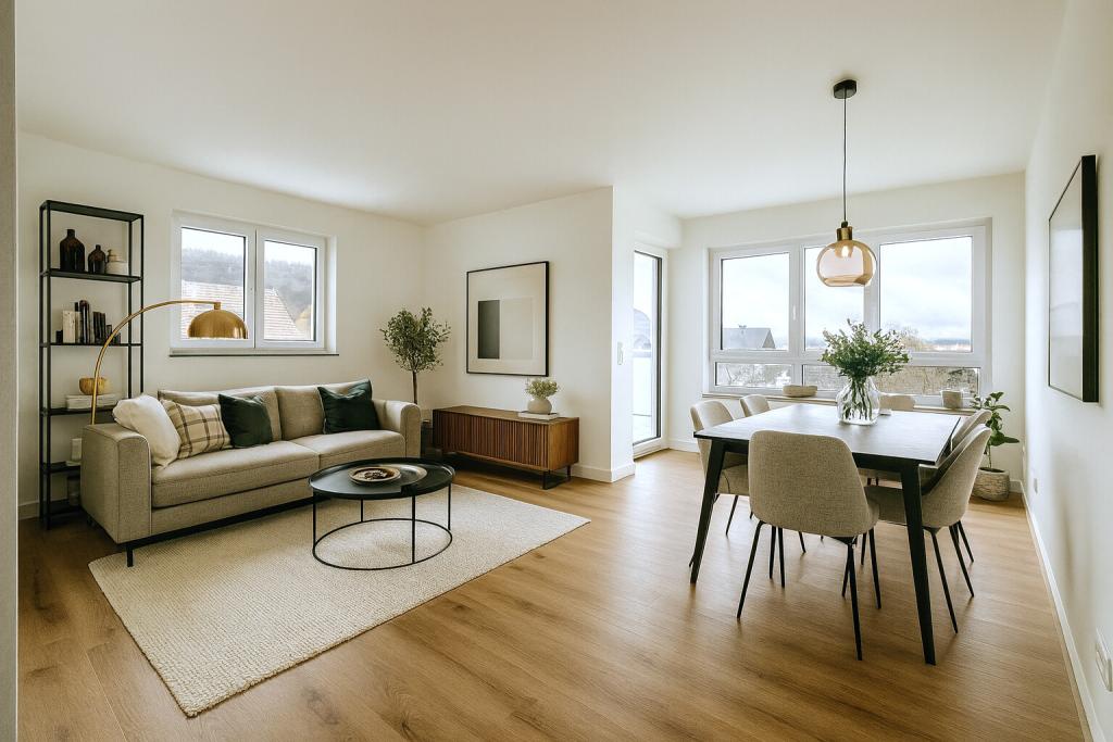 Visualisierung Wohnzimmer