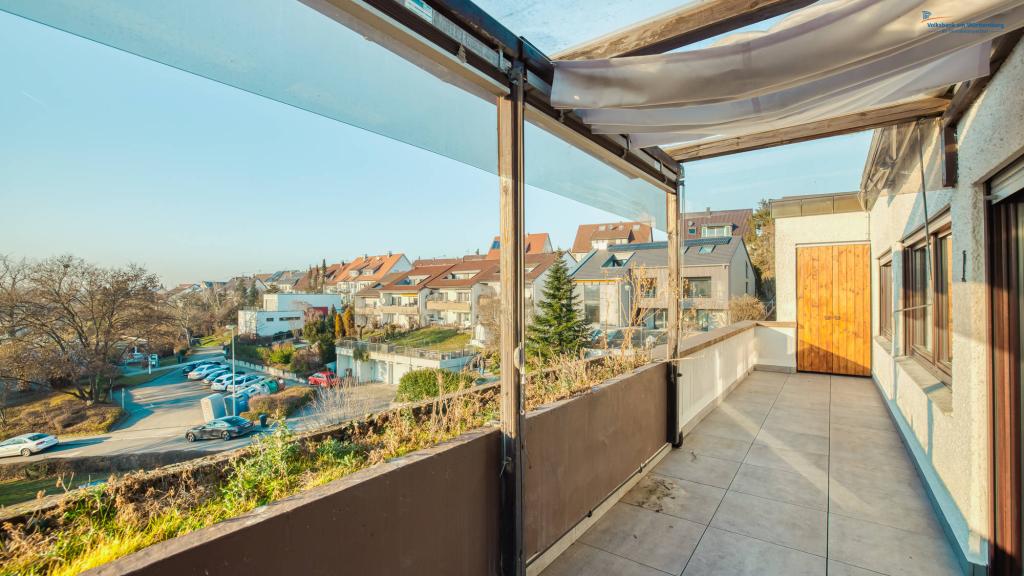 Dachterrasse mit Pergola