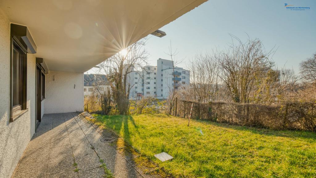 Terrasse 1.Zi.-App. im Gartengeschoss