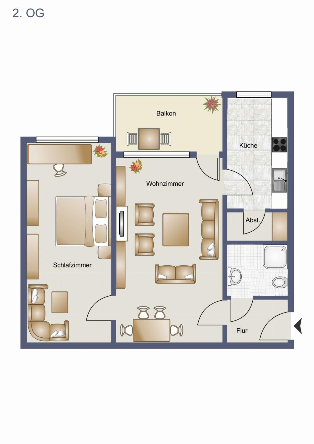 Grundriss 2. OG