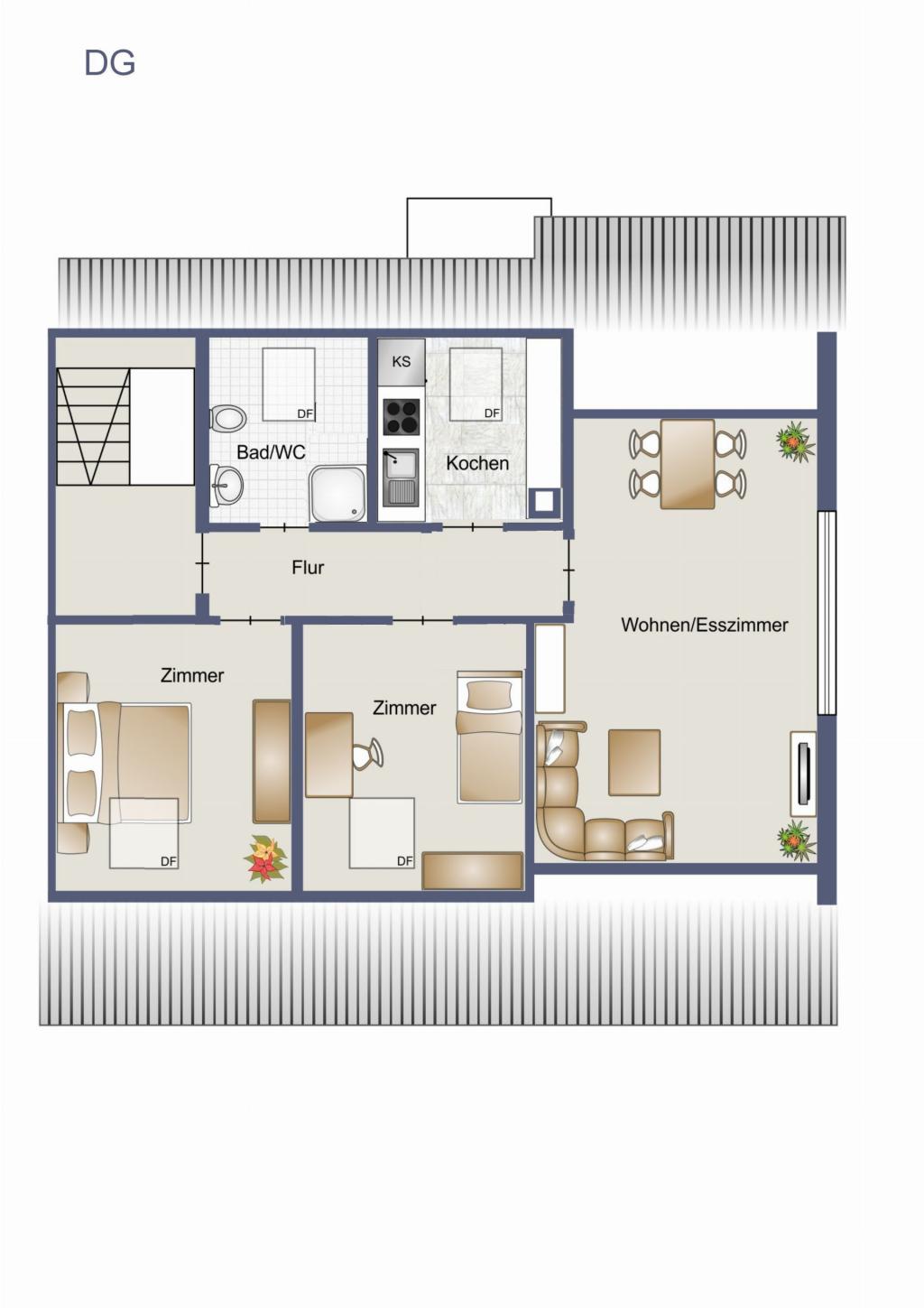Grundriss DG