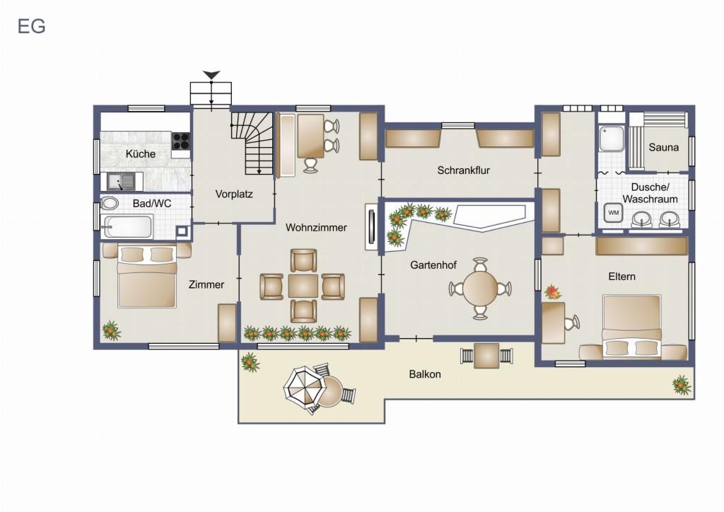 Grundriss EG