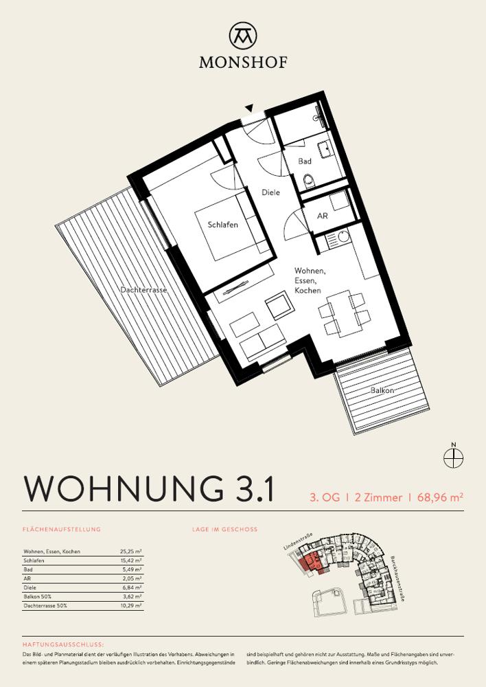 Wohnung Nr. 32 (3.1)
