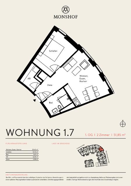 Wohnung Nr. 16 (1.7)