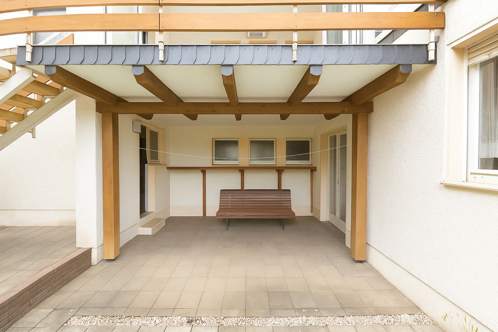 Terrasse im Garten
