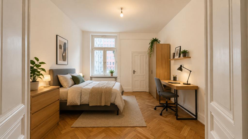 4 Stilvoll möblierte WG Zimmer in Stilaltbauetage mitten in der Innenstadt - Photo 5