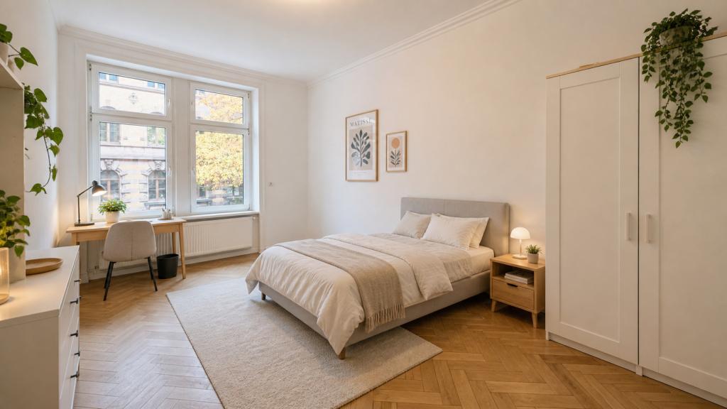4 Stilvoll möblierte WG Zimmer in Stilaltbauetage mitten in der Innenstadt - Photo 2