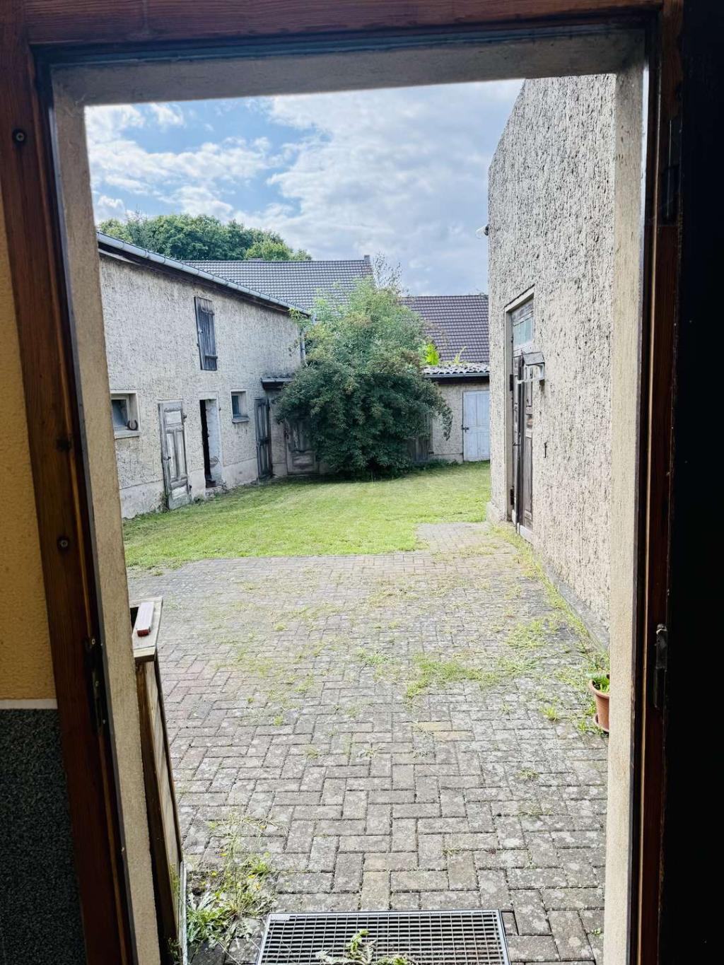 Blick in den Hof 