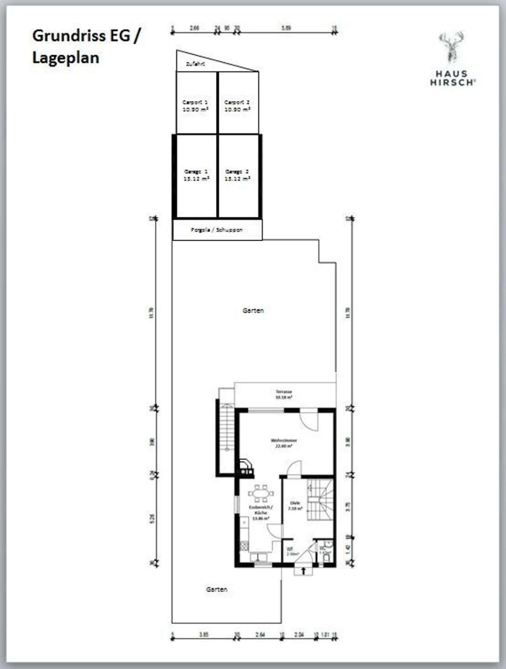 Grundriss EG / Lageplan