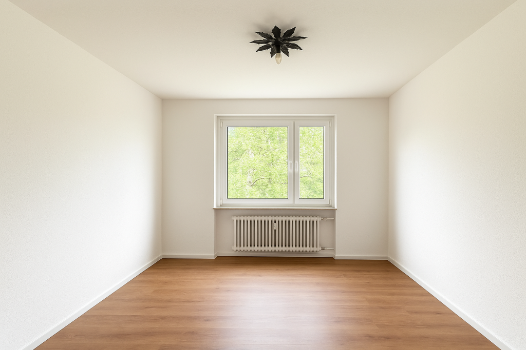 Schlafzimmer leer 