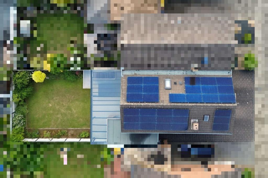 Vogelperspektive verpixelt