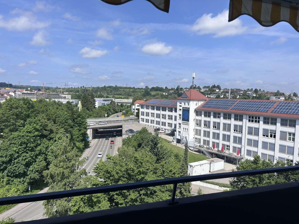 Blick vom Balkon