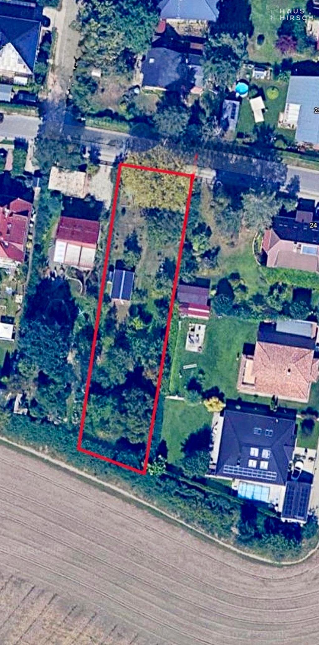 Grundstück Luftansicht 