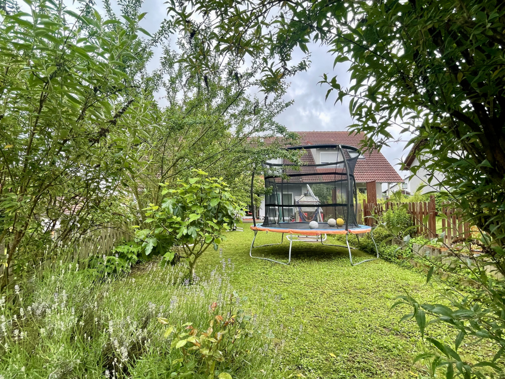 Blick von Gartenhütte