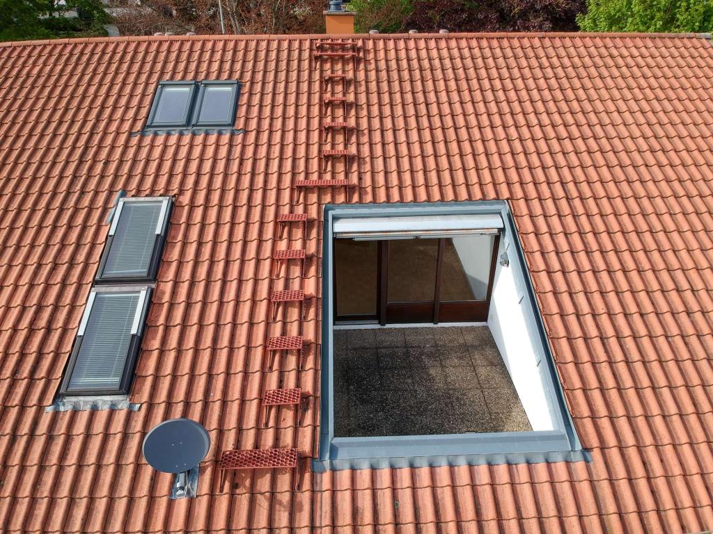 Dacheinschnitt Dachterrasse