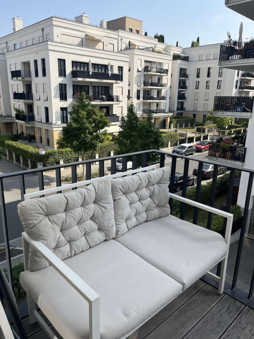 Blick vom Balkon