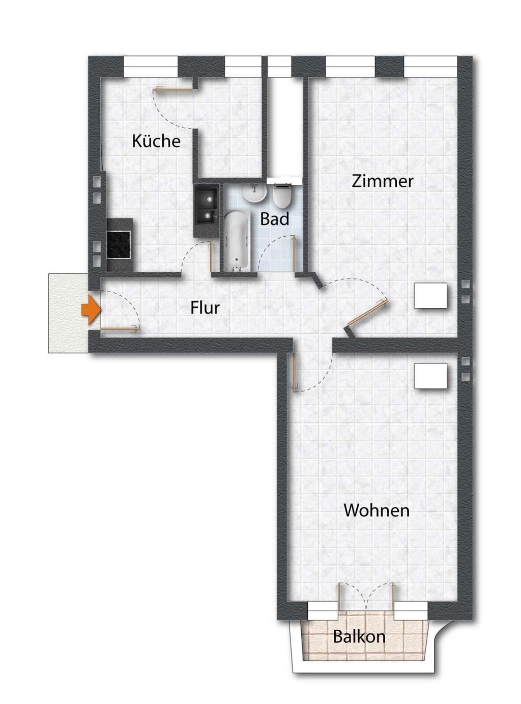 Grundriss  WE4