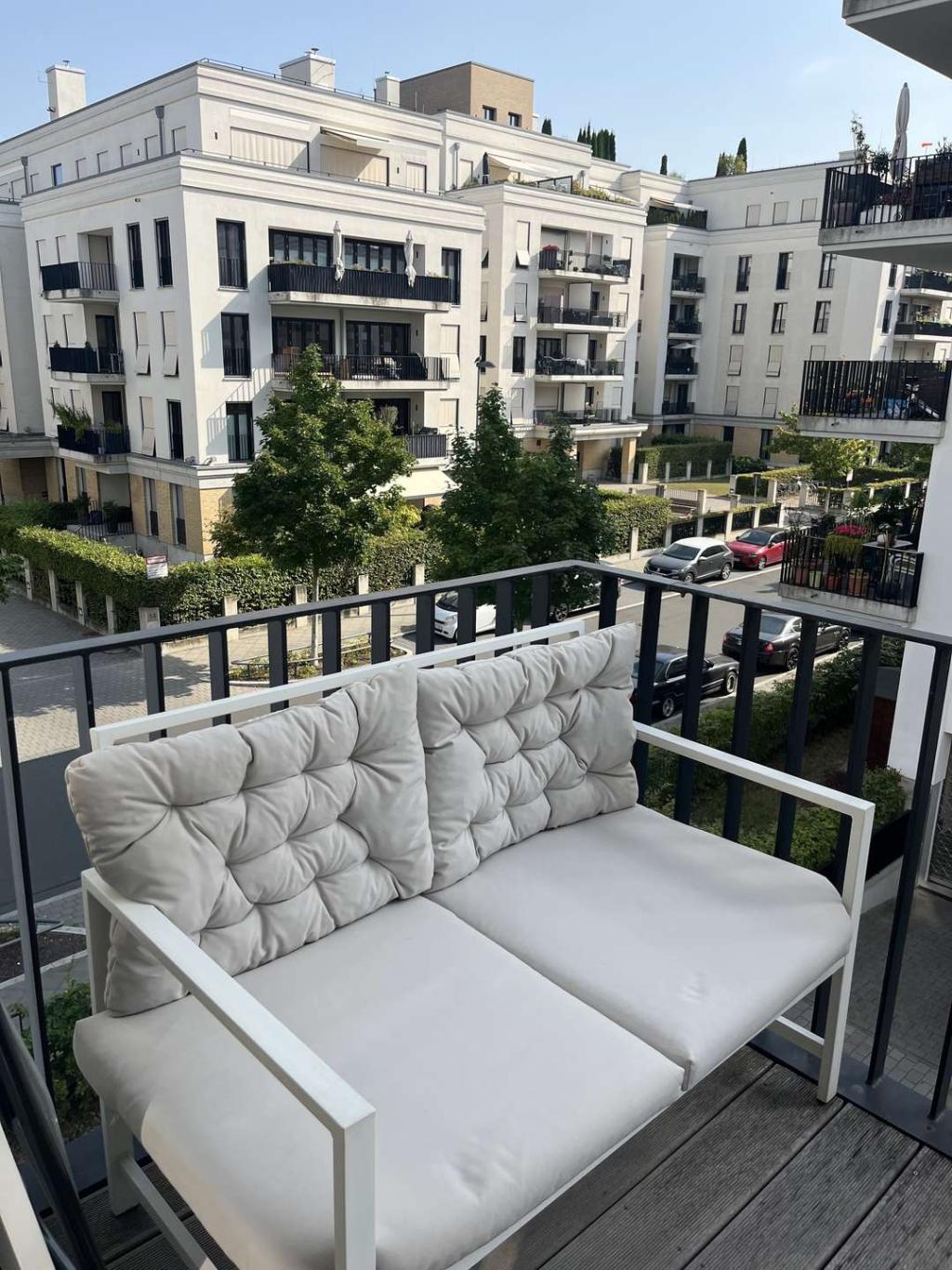 Blick vom Balkon