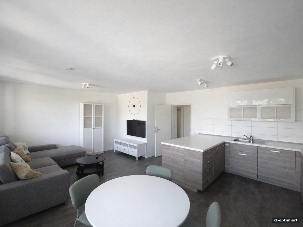 Teilmöblierte und moderne 3-Zimmer-Wohnung mit XXL-Küche, Westbalkon, Stellplatz - Foto 3
