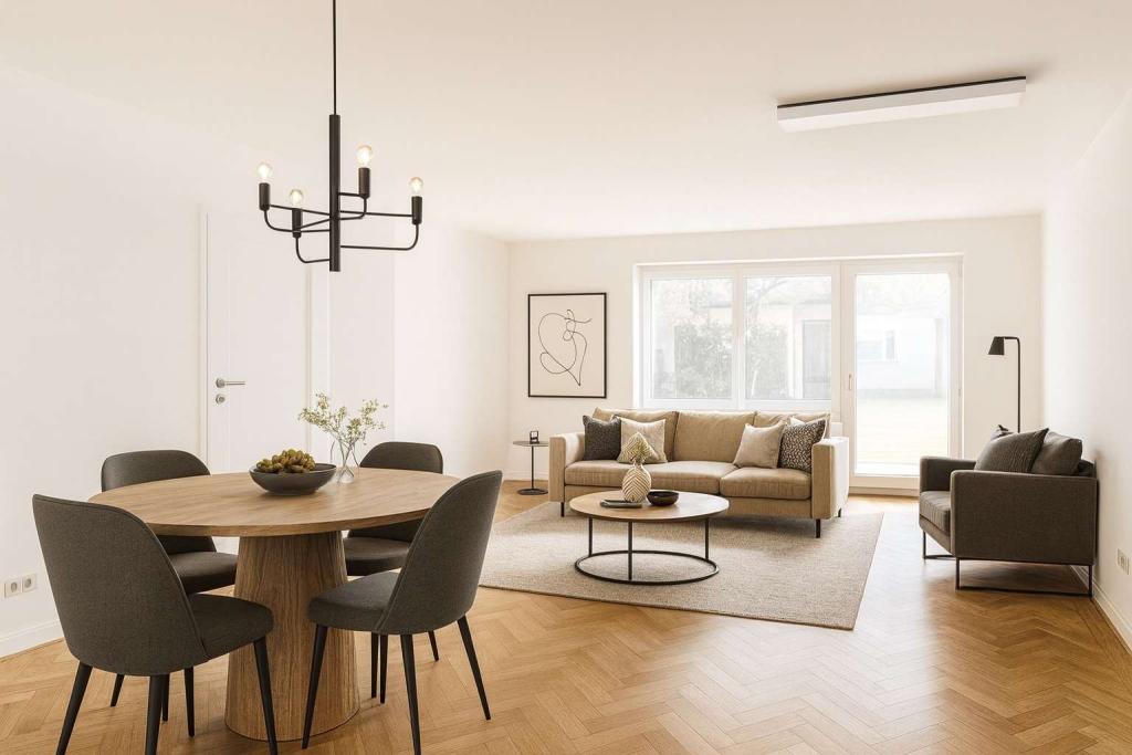 EG Ess-/Wohnzimmer - Beispiel Foto fertig renoviert