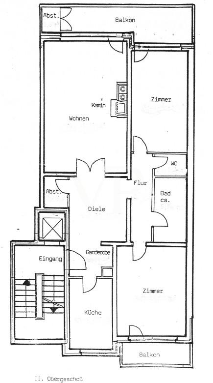 Grundriss Exposé